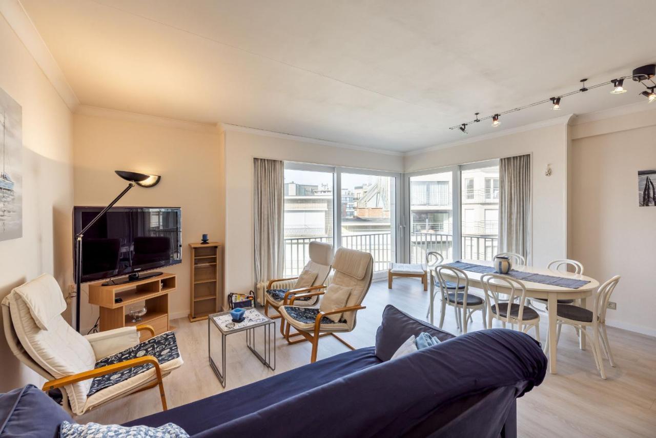Zonnig En Gezellig Appartement Met Zijdelings Zeezicht En Zwembad In Коксейде Экстерьер фото